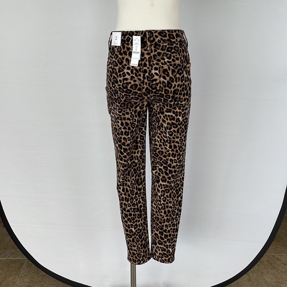 NWT WHBM Sculpt HighRise Leopard Skinny Ankle Sz 2 - Picture 11 of 15
